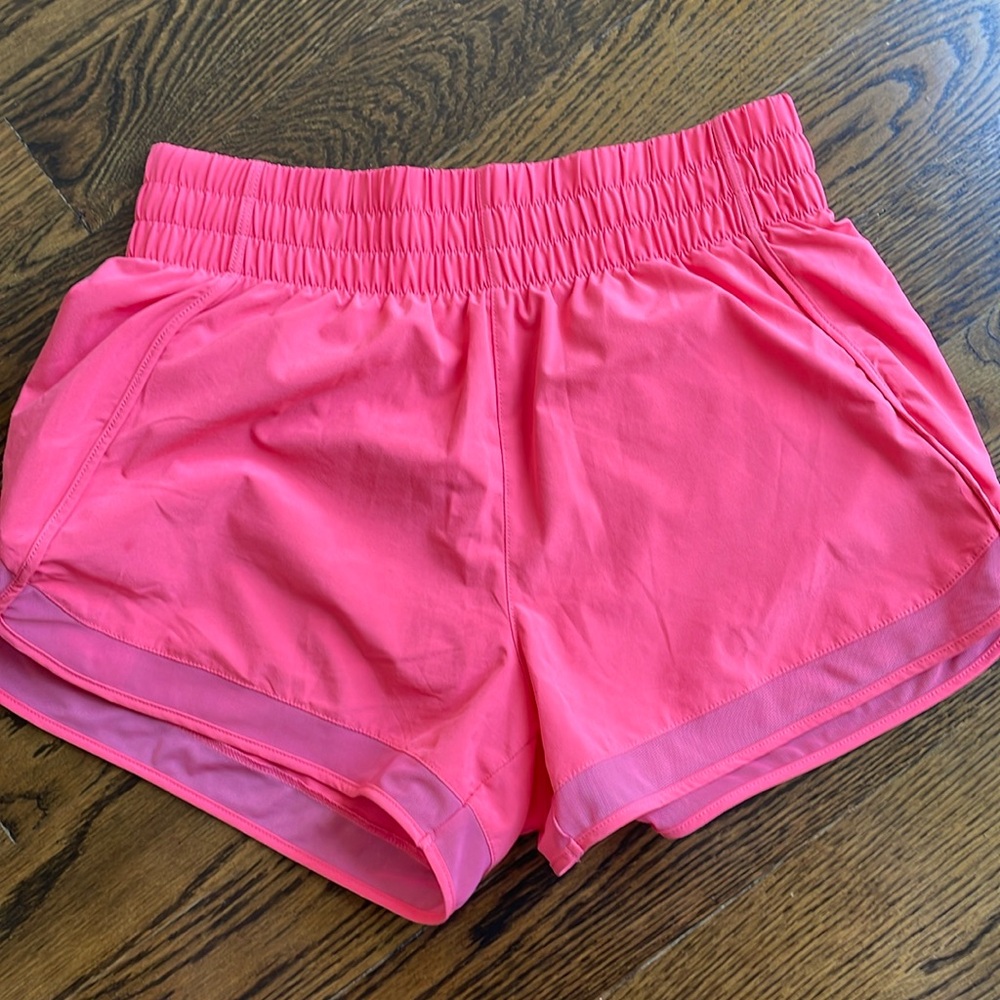 Athleta high rise mesh racer run 3” short